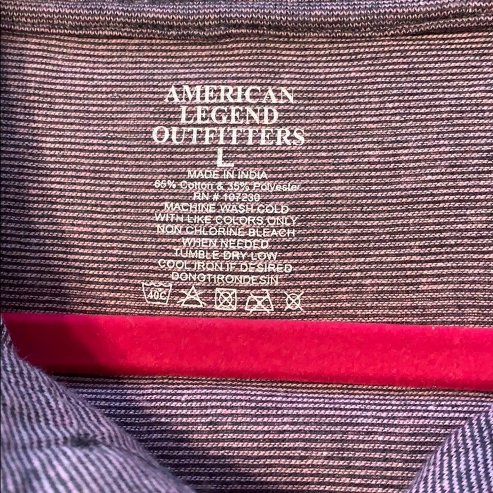 NWT Purple & Grey Short Sleeve Shirt - Picture 3 of 4